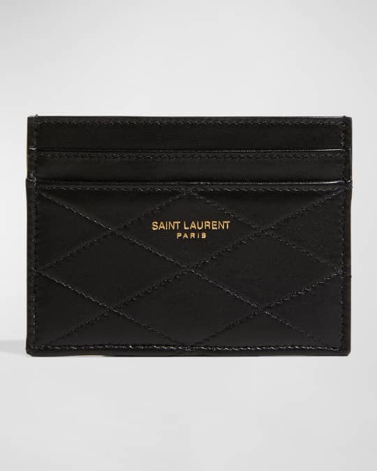 YSL Quilted Lambskin Card Holder