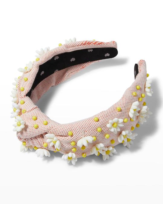 Lele Sadoughi Petunia Embellished Knot Headband Lele Sadoughi Debuts Headbands With Stoney Clover Lane main image 4