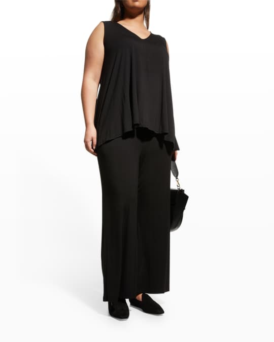 CAPSULE 121 Plus Size The Humility High-Rise Jersey Pants | Neiman Marcus