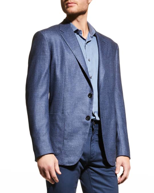 ZEGNA Men's Textured Solid Sport Coat | Neiman Marcus