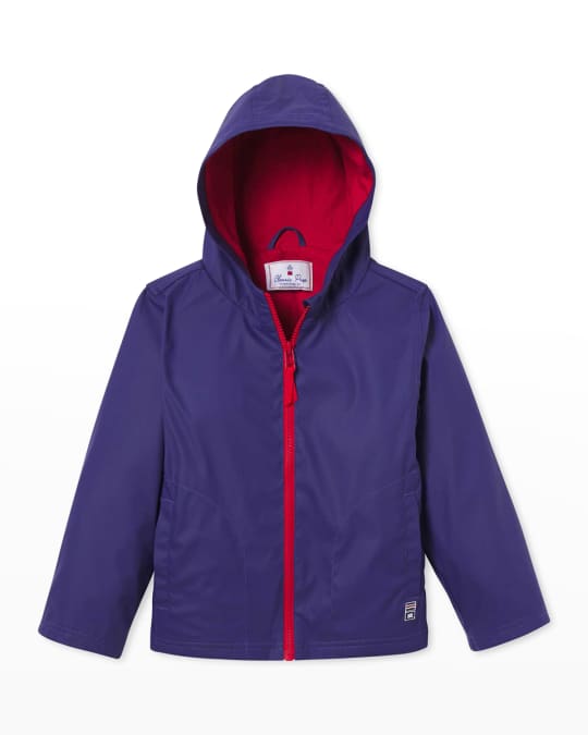 Classic Prep Childrenswear Kid s Wynn Hooded Zip Raincoat Size XS XL