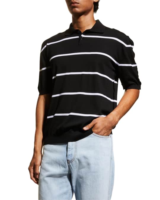 お得セット Marni Men's Knit Stripe Polo Shirt | Neiman Marcus トップス