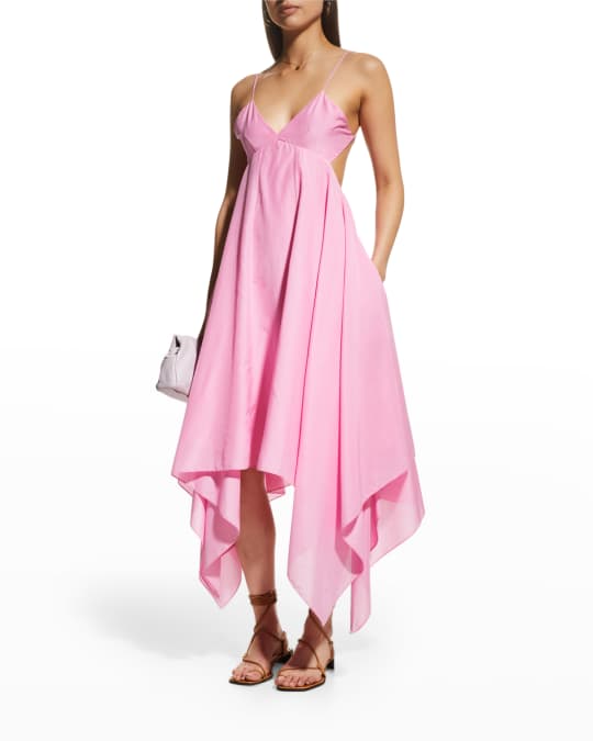 Rebecca taylor silk outlet satin stripe dress
