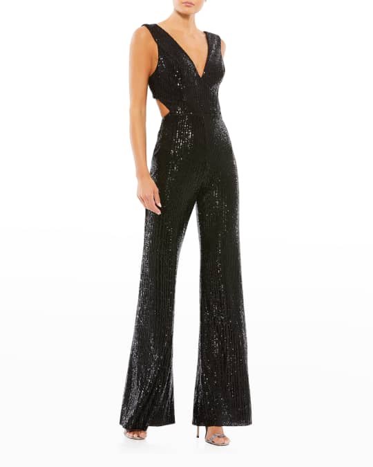 Neiman marcus sequin jumpsuit shop