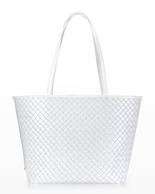 Gigi New York Isla Woven Leather Tote Bag | Neiman Marcus