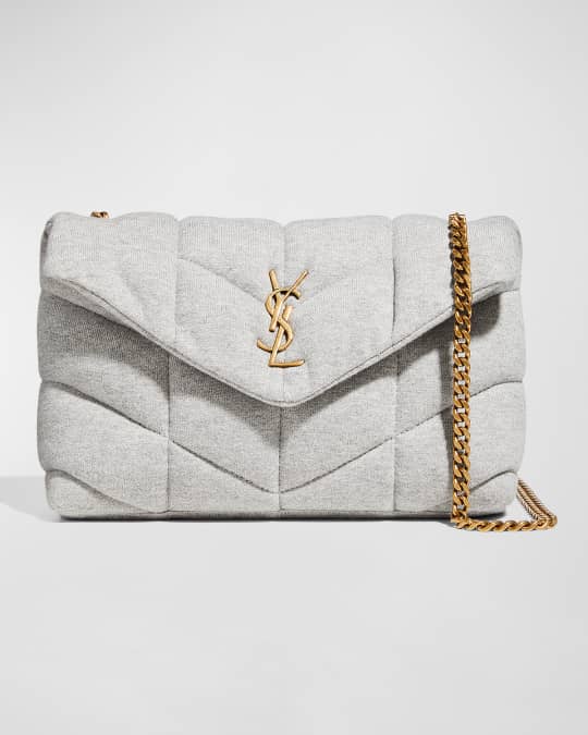 Saint Laurent Toy YSL Puffer Jersey Crossbody Bag Neiman Marcus