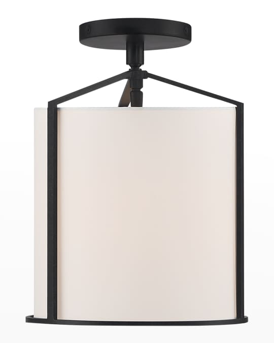 Carlyn 1-Light Black Ceiling Mount