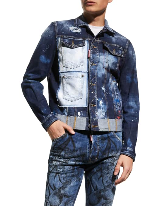 Women's Camo Denim Paint Splatter Jacket (Limited Edition