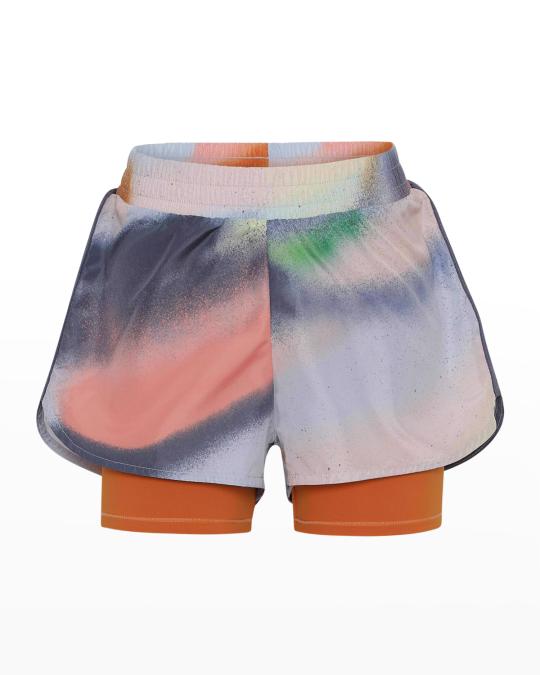 Molo Girl's Omari Athletic Shorts w/ HeiQ Tech, Size 5-16 | Neiman Marcus