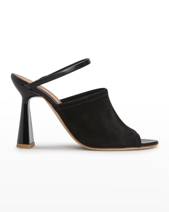 Cone heel mules hotsell