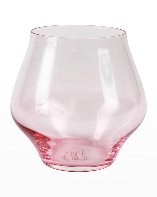 Vietri Contessa Pink Stemless Wine Glass | Neiman Marcus