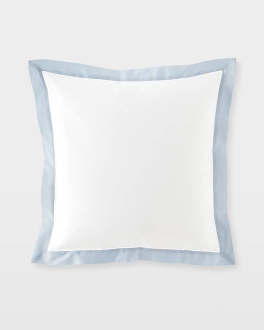 Organic Sateen Border 612 Thread Count Euro Sham