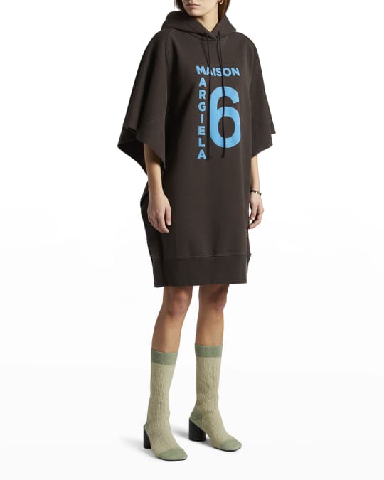 ワンピース Mm6 Maison Margiela Sweatshirt Dress MM6 Maison Margiela Women's Angle Sweatshirt Dress - Black