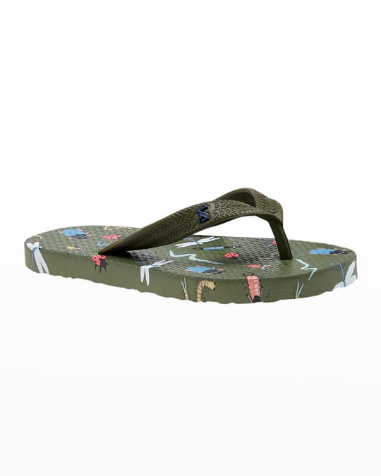 Boy s Bug Print Flip Flops Toddler Kid