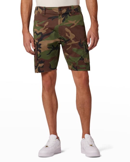 Hudson Men's Military Camouflage Cargo Shorts Neiman Marcus
