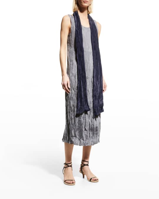 eileen fisher crinkle silk