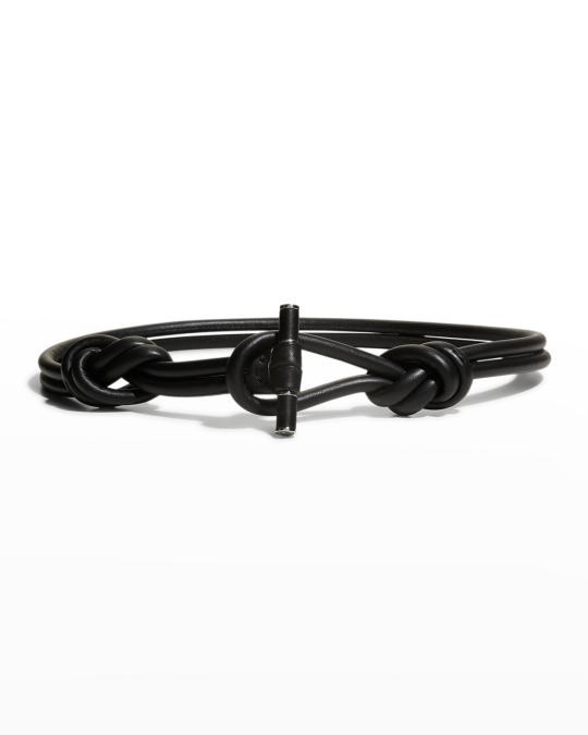 Lafayette 148 New York Leather Belt w/ Knots | Neiman Marcus display picture 2