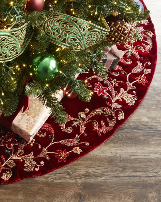 Burberry store tree skirt