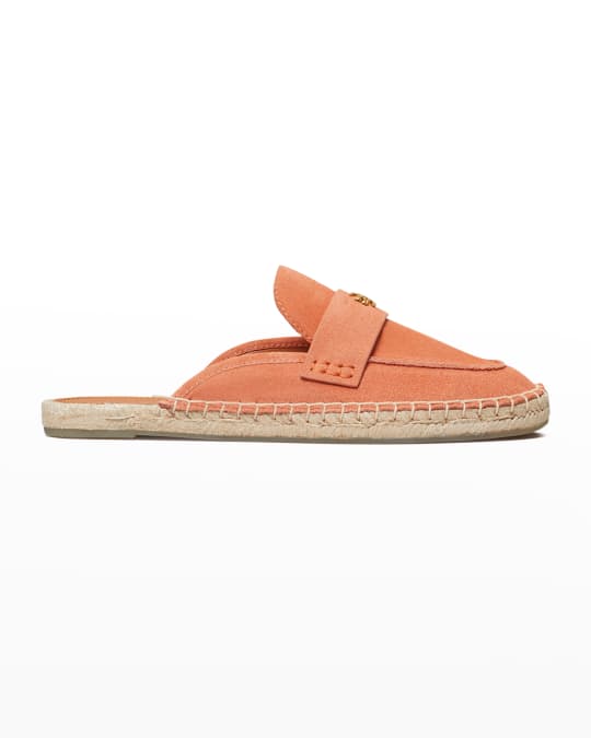 SALE!!【Tory Sport】Benton Espadrille Mule☆可愛い☆オレンジ Tory Burch Seaside Suede Medallion Mule Espadrilles | Neiman