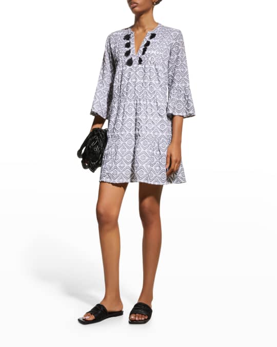 tommy bahama cotton clip embroidered tier dress Tommy Bahama Cotton Clip Embroidered Tier Swim Cover Up Dress