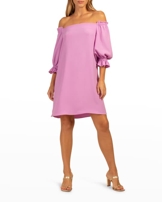 Trina turk off deals the shoulder dress