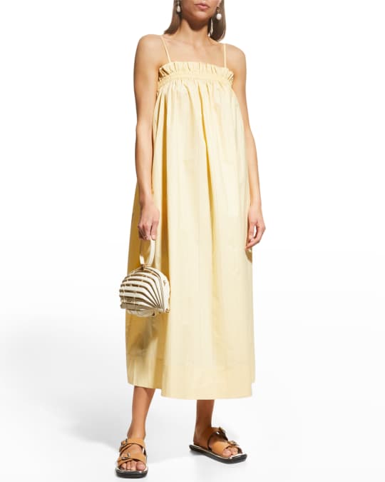 【送料 関税込】Tory Burch Lame midi dress Tory Burch Striped Smocked Midi Dress | Bloomingdale's