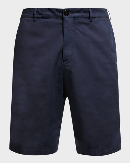 【関税＆送料込み】Brunello Cucinelli Shorts Brunello Cucinelli - Beige & White Paper Bag Seersucker Shorts