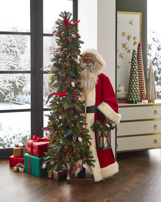 Ditz Designs By The Hen House Classic Christmas Black Santa