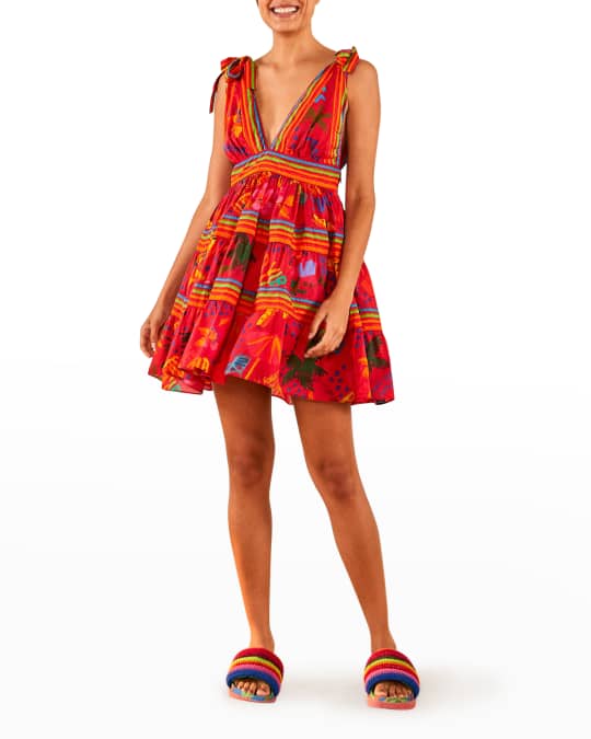 Neiman marcus red top dress