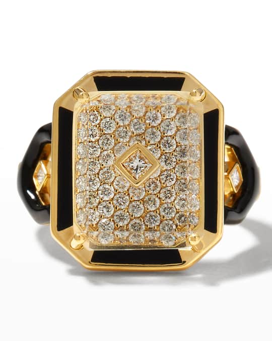 Lock'In Forever Ring with Onyx