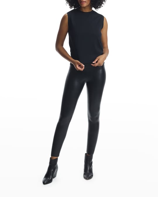 7/8 Faux Leather Legging