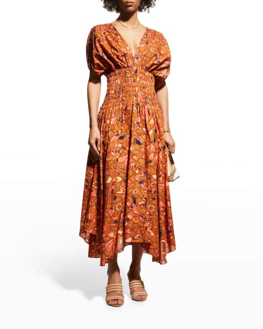 Lucy Smock Waist Print Dress Lucy Smock Waist Print Dress