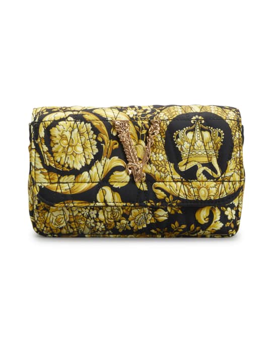 Virtus Barocco Quilted Evening Clutch Bag