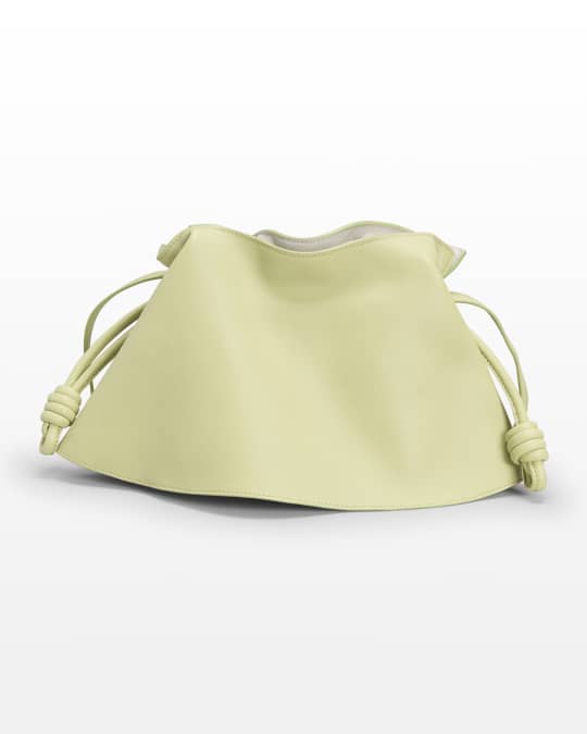 【ロエベ・LOEWE PAULA'S IBIZA】CLUTCHES Loewe x Paula's Ibiza Flamenco Medium Ruffled Clutch Bag in