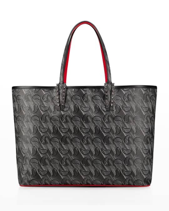 Christian Louboutin Cabata Small Tote in CL Monogram Logo Leather