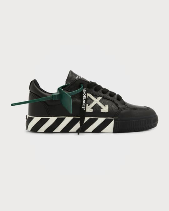Off-White Vulcanized Bicolor Low-Top Sneakers | Neiman Marcus