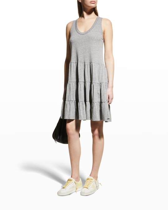 Sol Angeles Tiered Mini Tank Dress | Neiman Marcus
