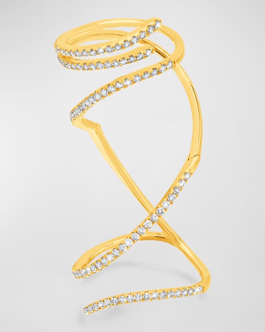 Graziela Mega Swirl Earring White Gold main image 0