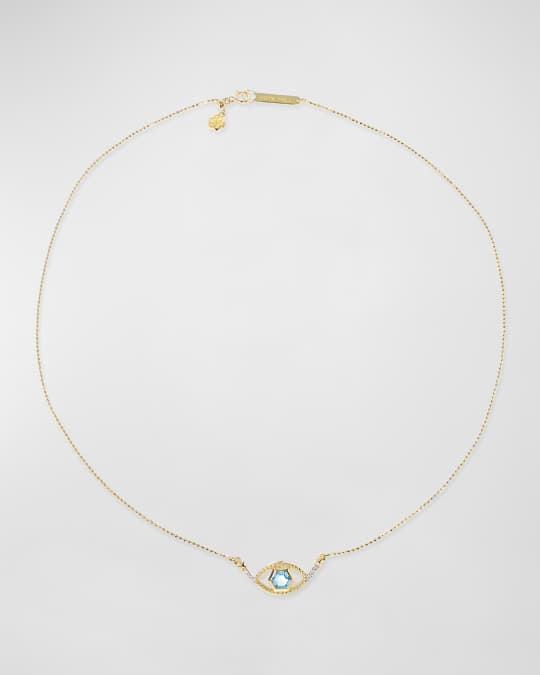 Neiman marcus evil eye necklace on sale