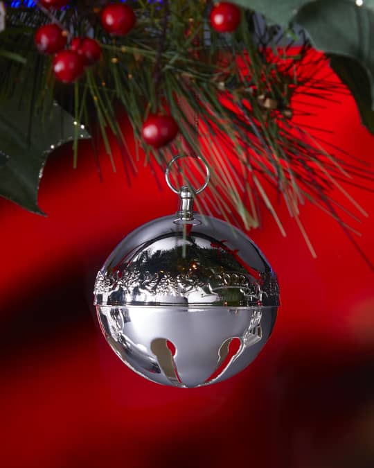 Wallace Silversmiths 2022 Silver Plated Sleigh Bell Ornament