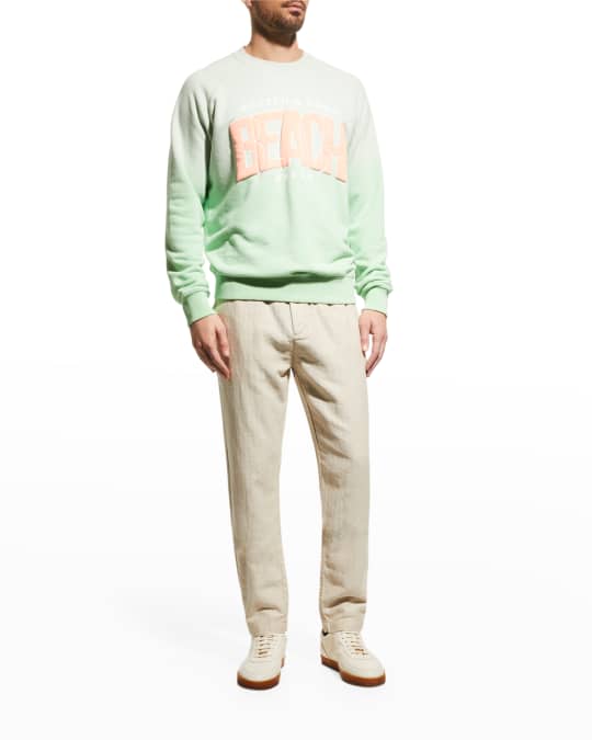 Men s Washed Felpa Beach Sweatshirt