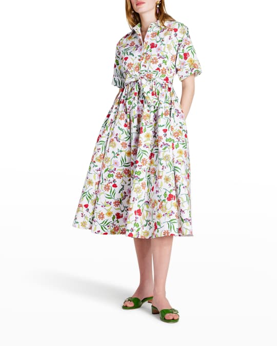 Kate spade paisley blossom midi dress new arrivals