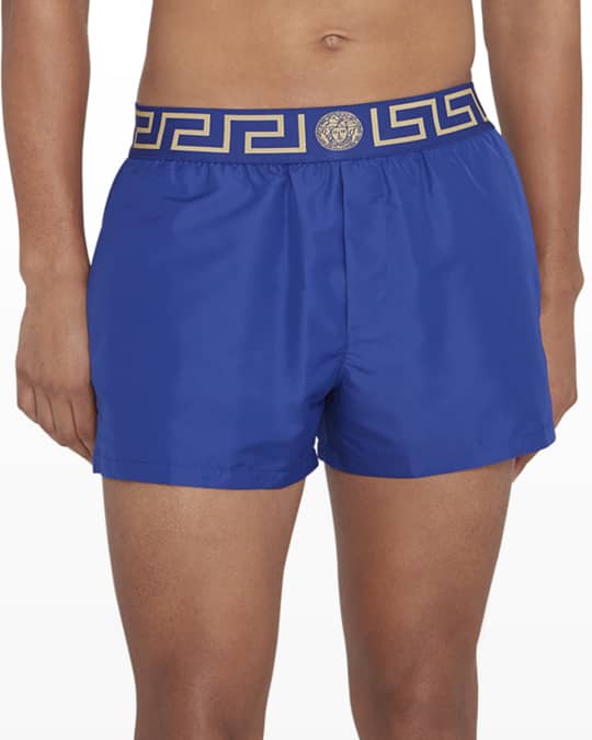 Versace Men s Greca Swim Shorts Neiman Marcus