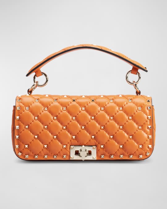 Valentino Garavani Rockstud Quilted Calfskin Convertible Shoulder Bag