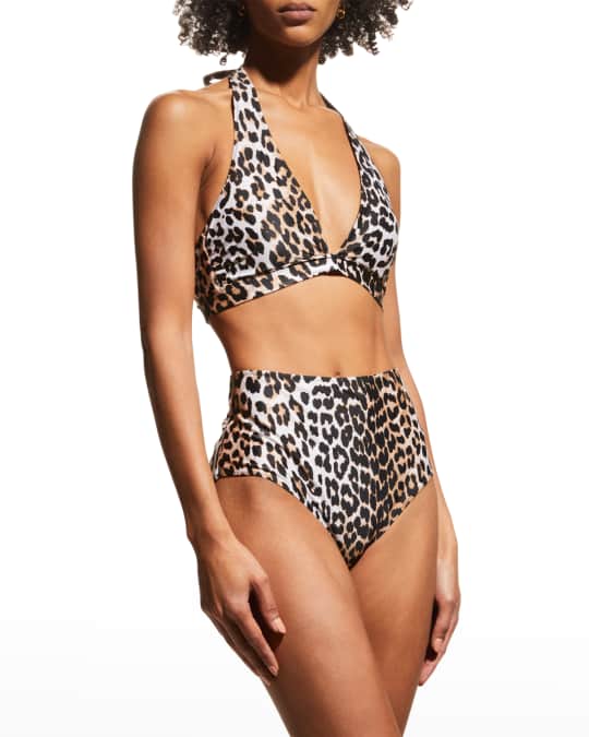 Ganni store leopard swimsuit