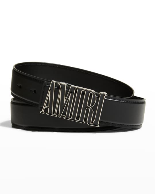 Amiri Men's Core Logo Leather Belt | Neiman Marcus Amiri Men's Core Logo Leather Belt | Neiman Marcus