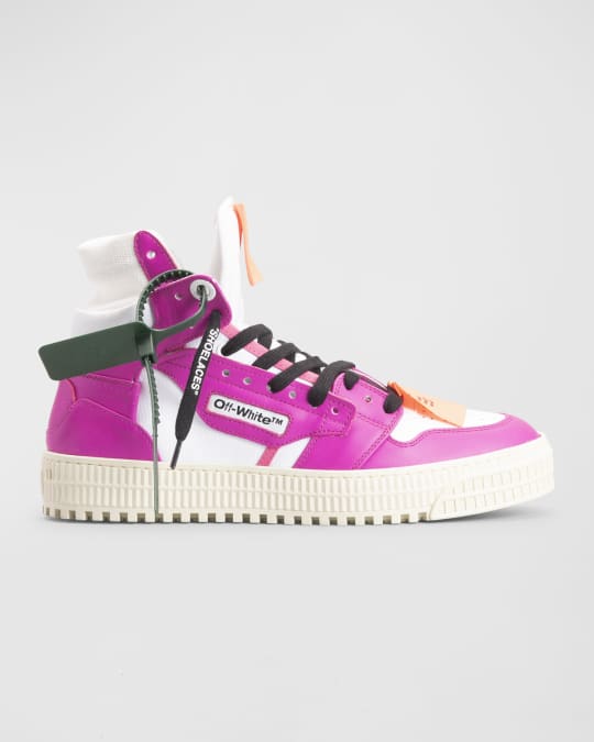 Court Mix Media High Top Sneakers