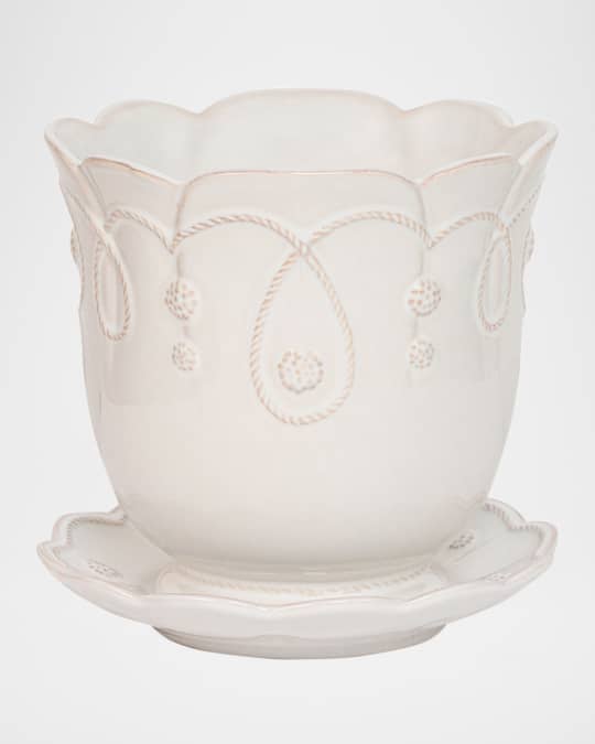 Jardins du Monde 7" Planter - Whitewash