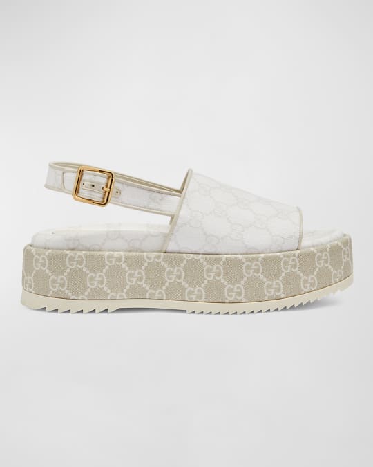 Gucci pilar flatform leather 2024 sandals