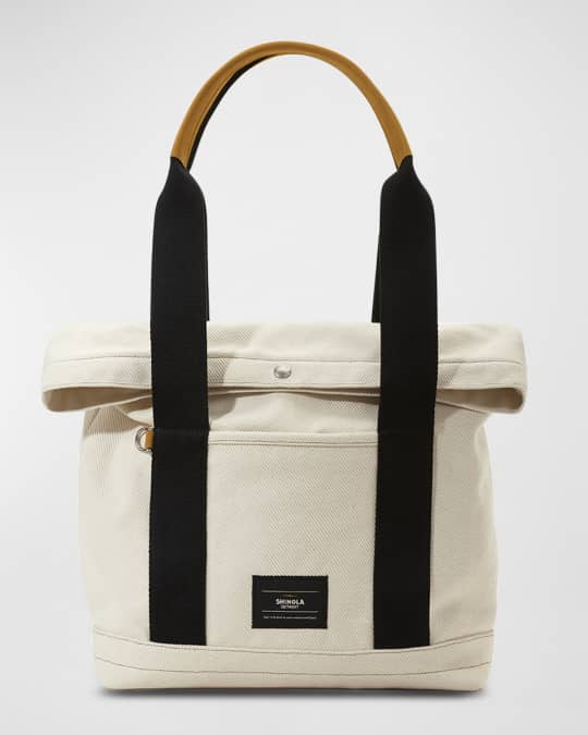 Shinola Men s Runabout Foldover Water Resistant Canvas Tote Bag